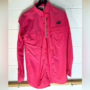 Vibrant Spicy Tuna Outdoor Adventure Shirt - Size Large Fishing, Cool not hot